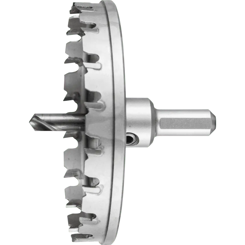 Produktfoto 1 von PFERD TOOLS Hartmetall Lochschneider/-Lochsäge Ø 105x8 mm Schaft-Ø 12 mm Schnitttiefe 4 mm universal