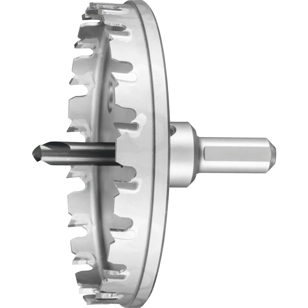 Produktfoto 1 von PFERD TOOLS Hartmetall Lochschneider/-Lochsäge Ø 100x8 mm Schaft-Ø 12 mm Schnitttiefe 4 mm universal