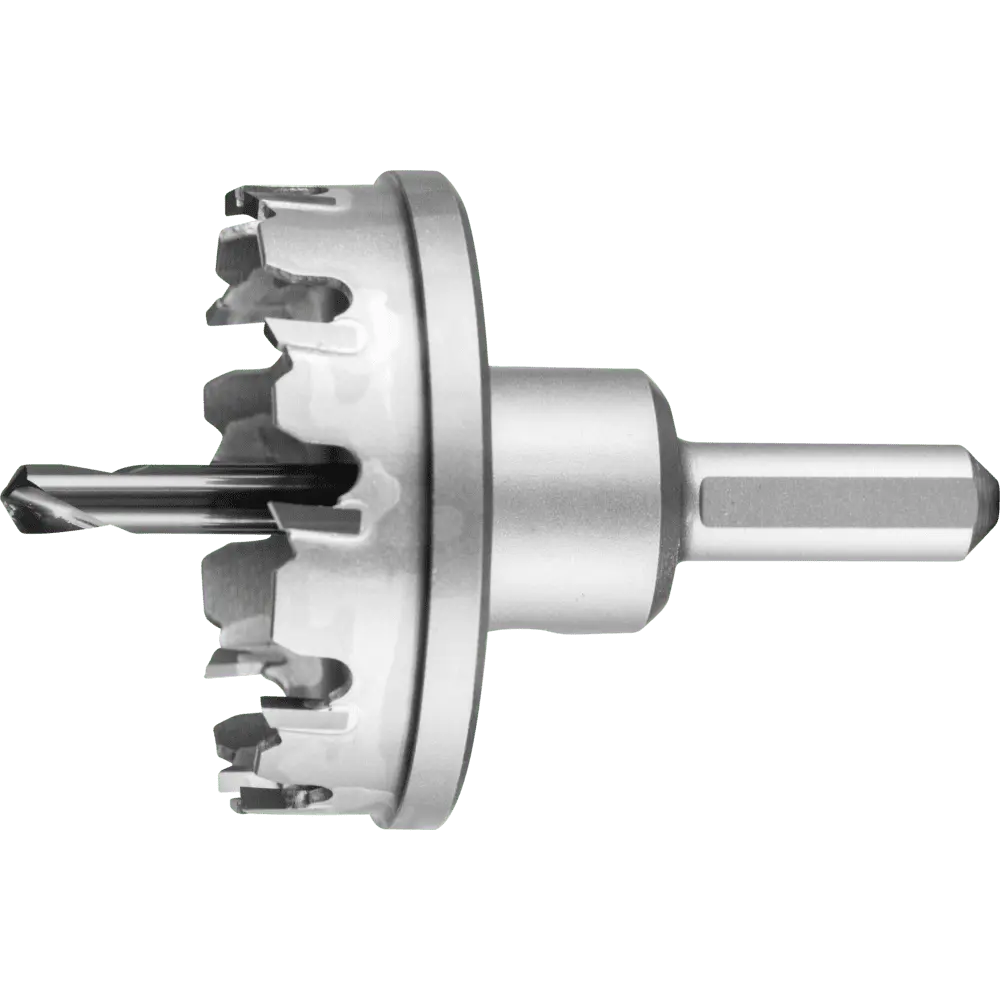 Produktfoto 1 von PFERD TOOLS Hartmetall Lochschneider/-Lochsäge Ø 52x8 mm Schaft-Ø 10mm Schnitttiefe 4 mm universal