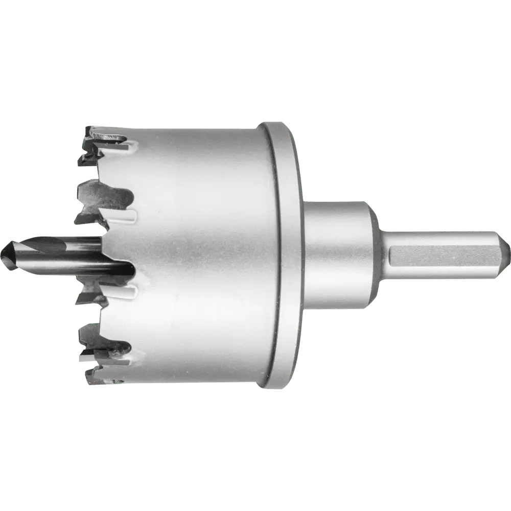 Produktfoto 1 von PFERD TOOLS Hartmetall Lochschneider/-Lochsäge Ø 52x35 mm Schaft-Ø 10mm Schnitttiefe 32 mm universal