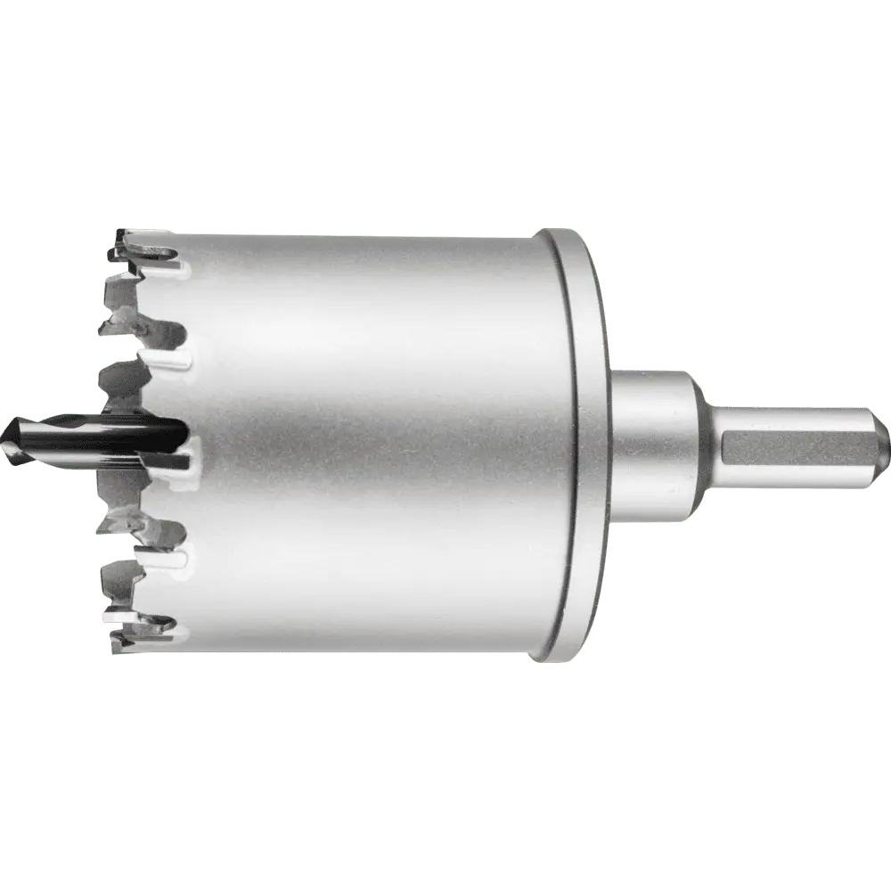 Produktfoto 1 von PFERD TOOLS Hartmetall Lochschneider/-Lochsäge Ø 60x60mm Schaft-Ø 12 mm Schnitttiefe 57 mm universal
