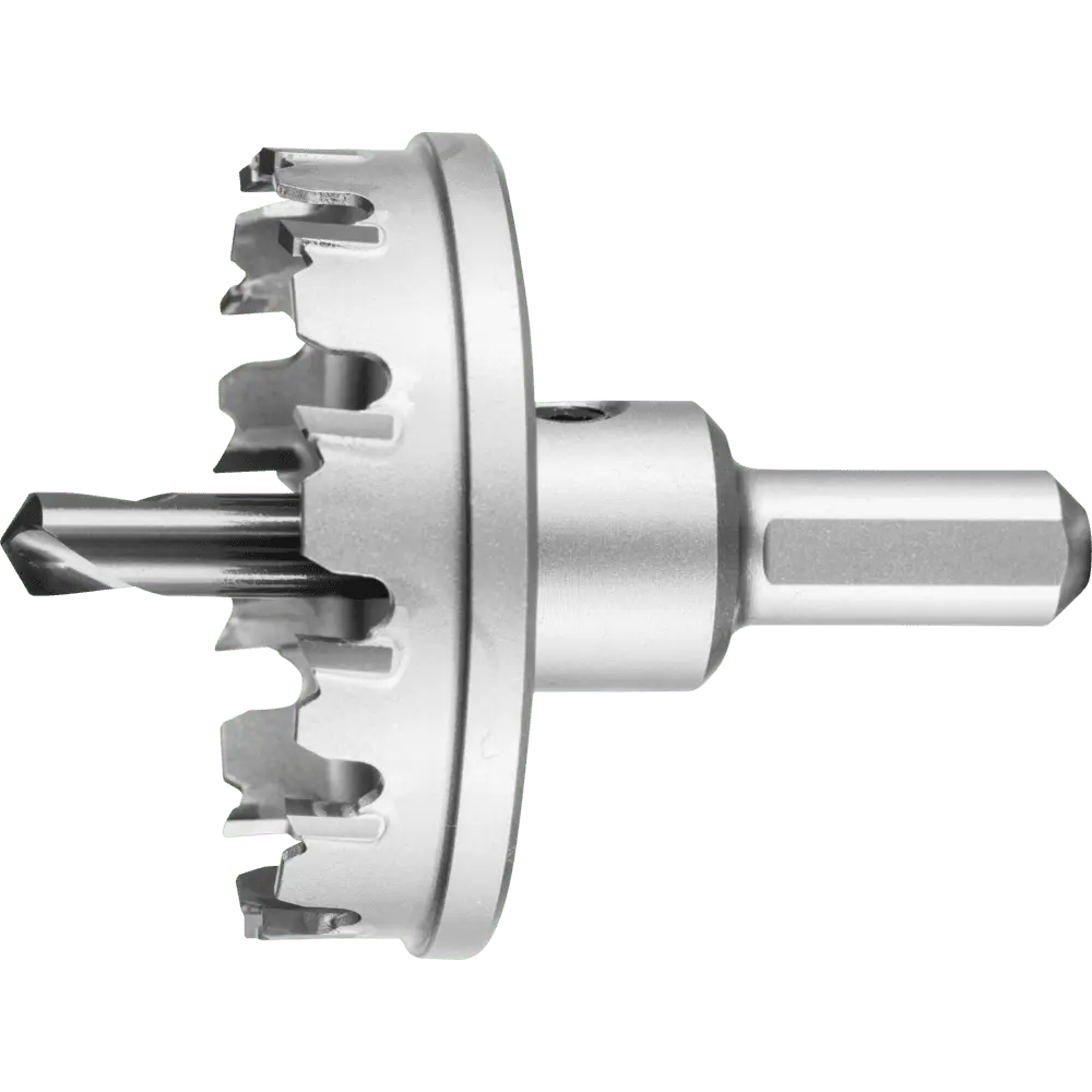 Produktfoto 1 von PFERD TOOLS Hartmetall Lochschneider/-Lochsäge Ø 60x8 mm Schaft-Ø 12 mm Schnitttiefe 4 mm universal