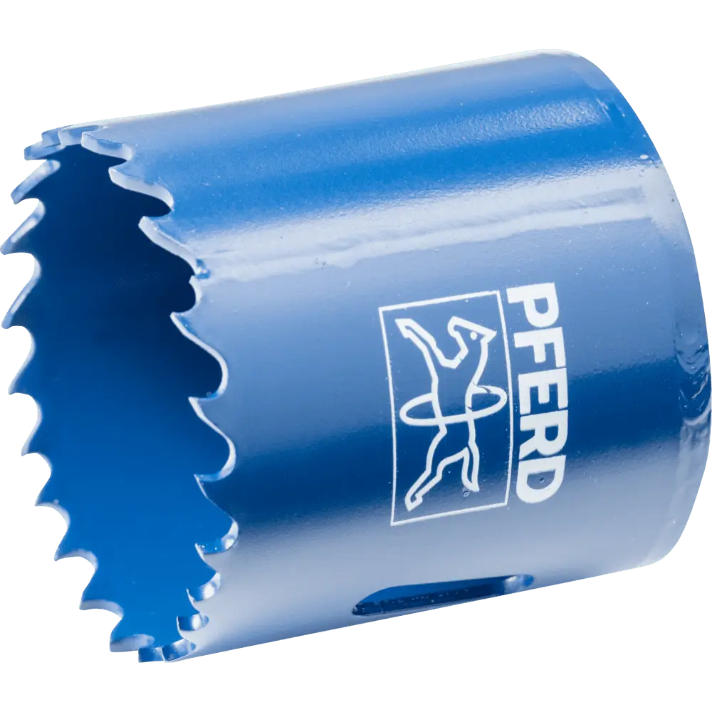 Produktfoto 1 von PFERD TOOLS Bi-Metall Lochsäge Co8/M42 Ø 43 mm Schnitttiefe 31 mm für Stahl, Edelstahl, Blech, Holz