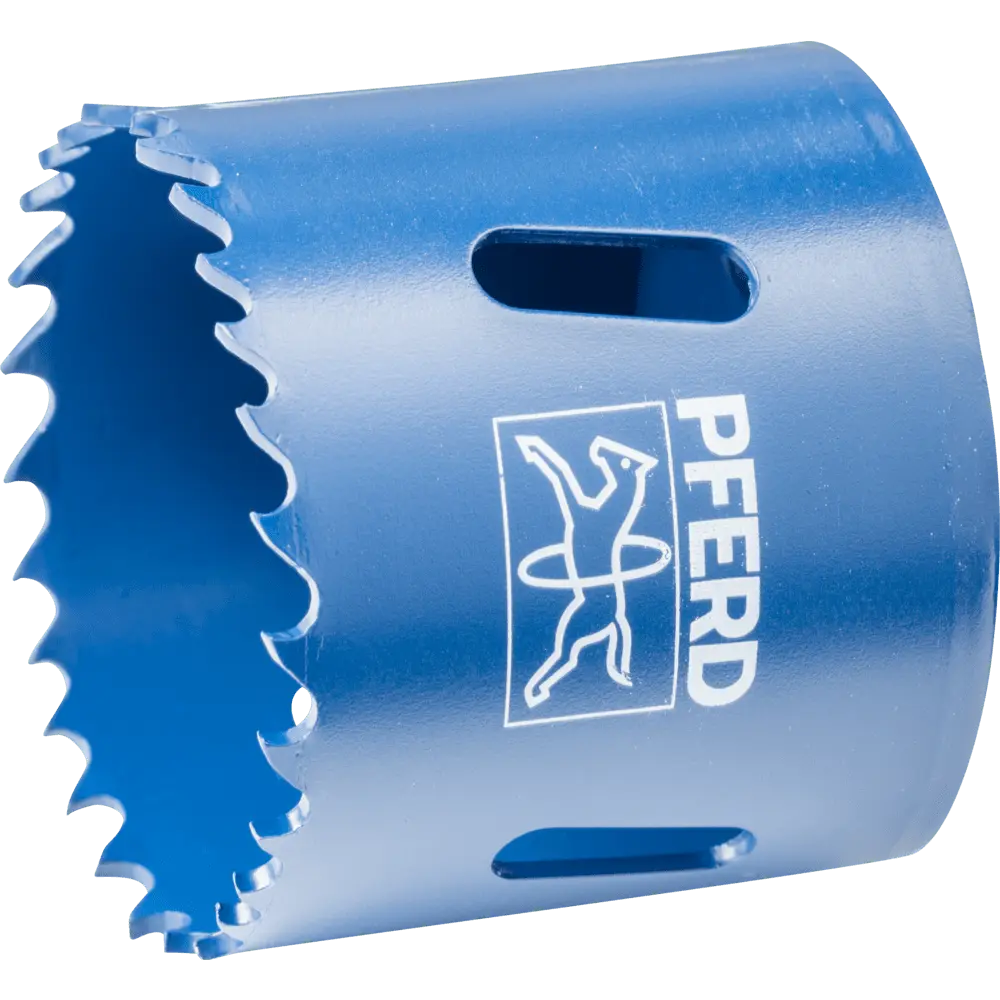 Produktfoto 1 von PFERD TOOLS Bi-Metall Lochsäge Co8/M42 Ø 48 mm Schnitttiefe 31 mm für Stahl, Edelstahl, Blech, Holz