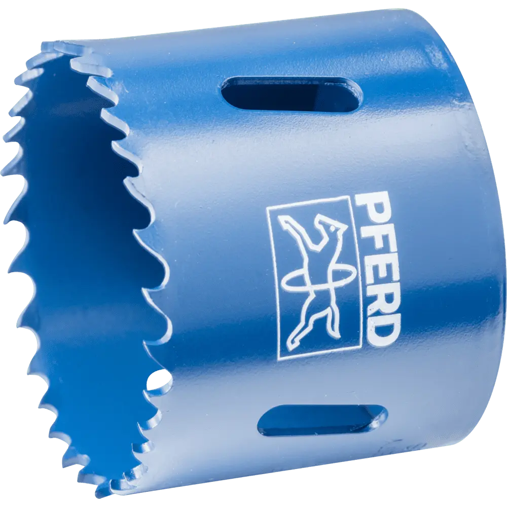 Produktfoto 1 von PFERD TOOLS Bi-Metall Lochsäge Co8/M42 Ø 52 mm Schnitttiefe 31 mm für Stahl, Edelstahl, Blech, Holz
