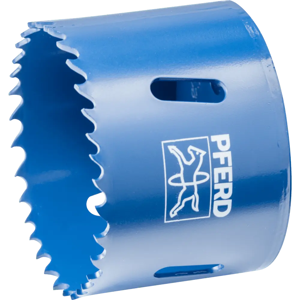 PFERD TOOLS Bi-Metall Lochsäge Co8/M42 Ø 59 mm Schnitttiefe 31 mm für Stahl, Edelstahl, Blech, Holz
