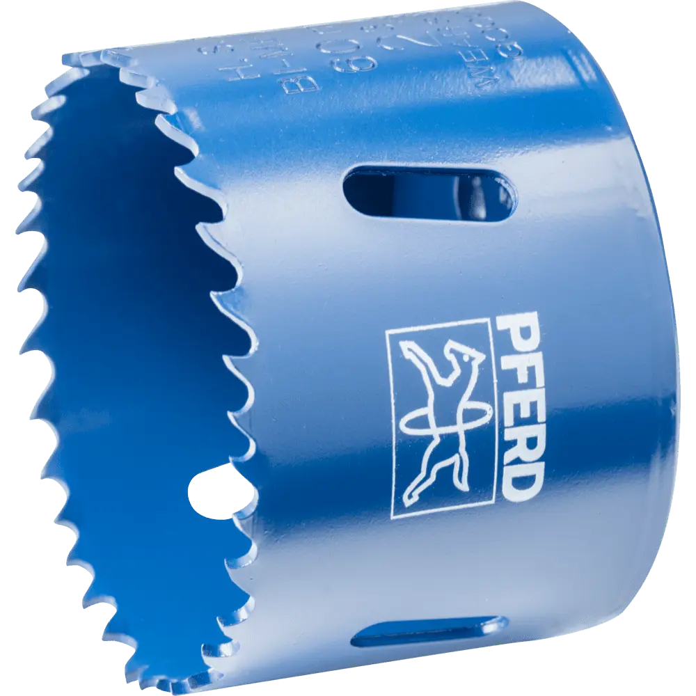 Produktfoto 1 von PFERD TOOLS Bi-Metall Lochsäge Co8/M42 Ø 60mm Schnitttiefe 31 mm für Stahl, Edelstahl, Blech, Holz