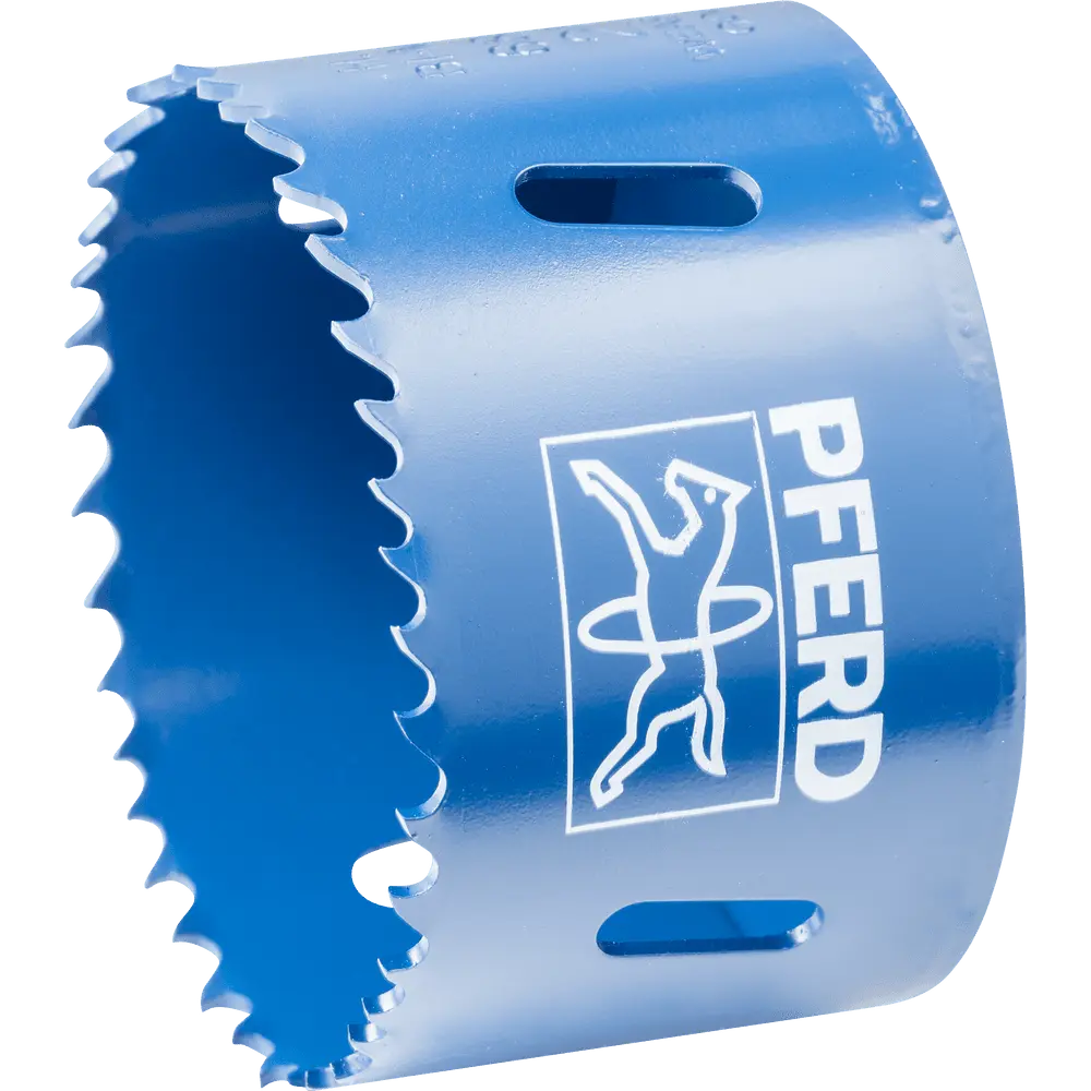 Produktfoto 1 von PFERD TOOLS Bi-Metall Lochsäge Co8/M42 Ø 68 mm Schnitttiefe 31 mm für Stahl, Edelstahl, Blech, Holz
