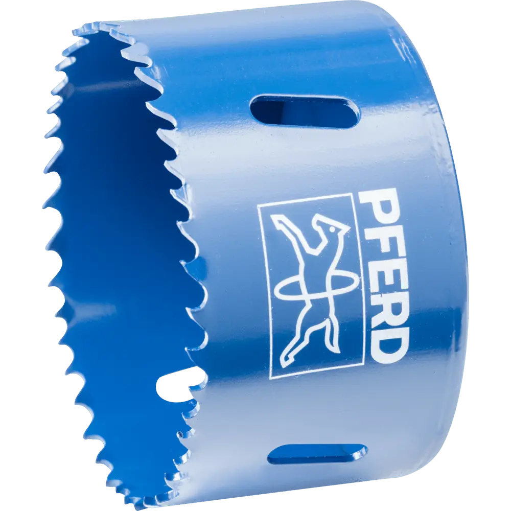 Produktfoto 1 von PFERD TOOLS Bi-Metall Lochsäge Co8/M42 Ø 73 mm Schnitttiefe 31 mm für Stahl, Edelstahl, Blech, Holz