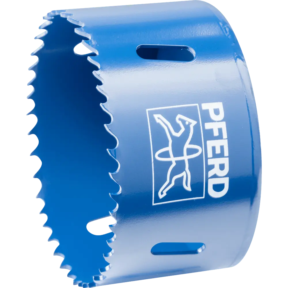 Produktfoto 1 von PFERD TOOLS Bi-Metall Lochsäge Co8/M42 Ø 76 mm Schnitttiefe 31 mm für Stahl, Edelstahl, Blech, Holz