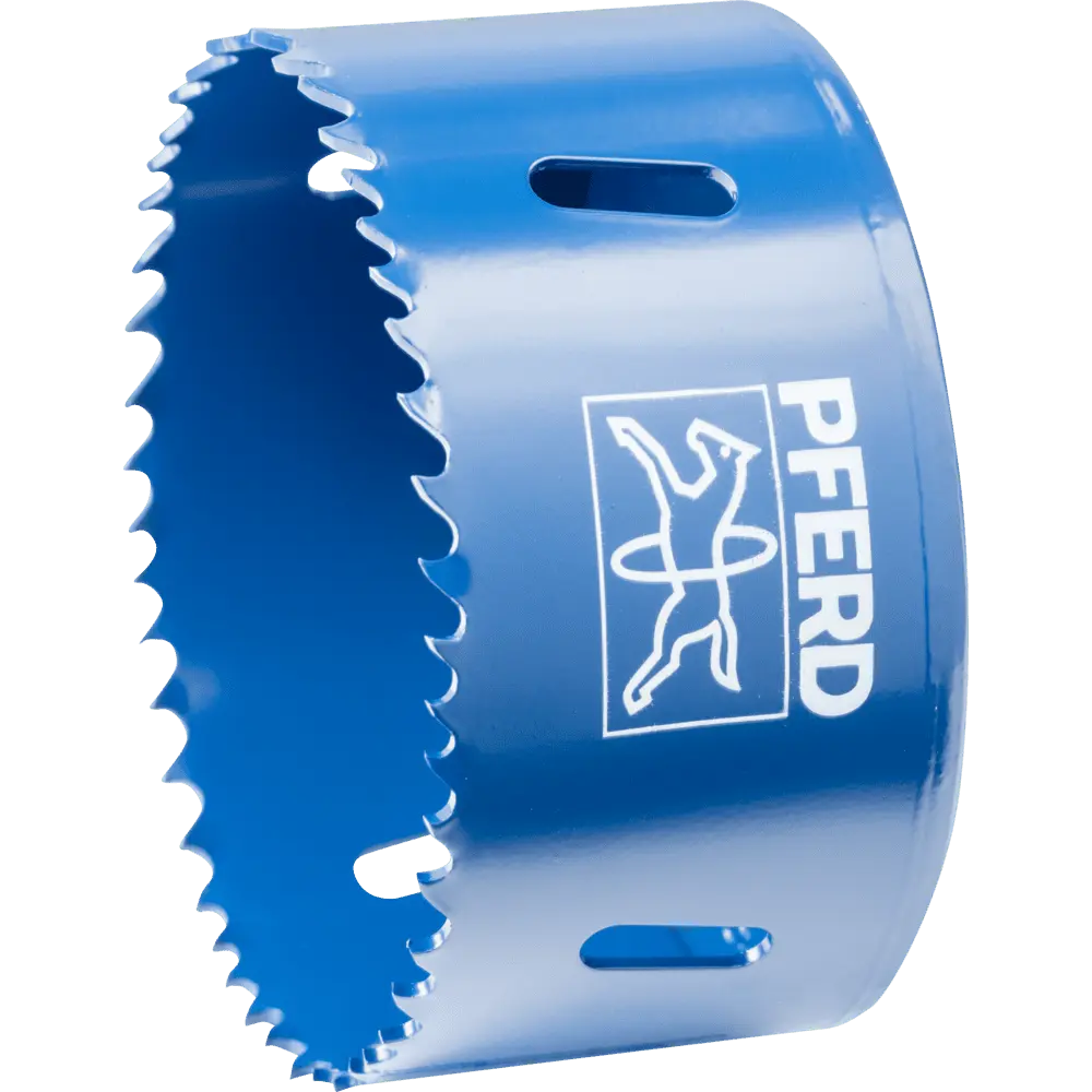 Produktfoto 1 von PFERD TOOLS Bi-Metall Lochsäge Co8/M42 Ø 83 mm Schnitttiefe 31 mm für Stahl, Edelstahl, Blech, Holz