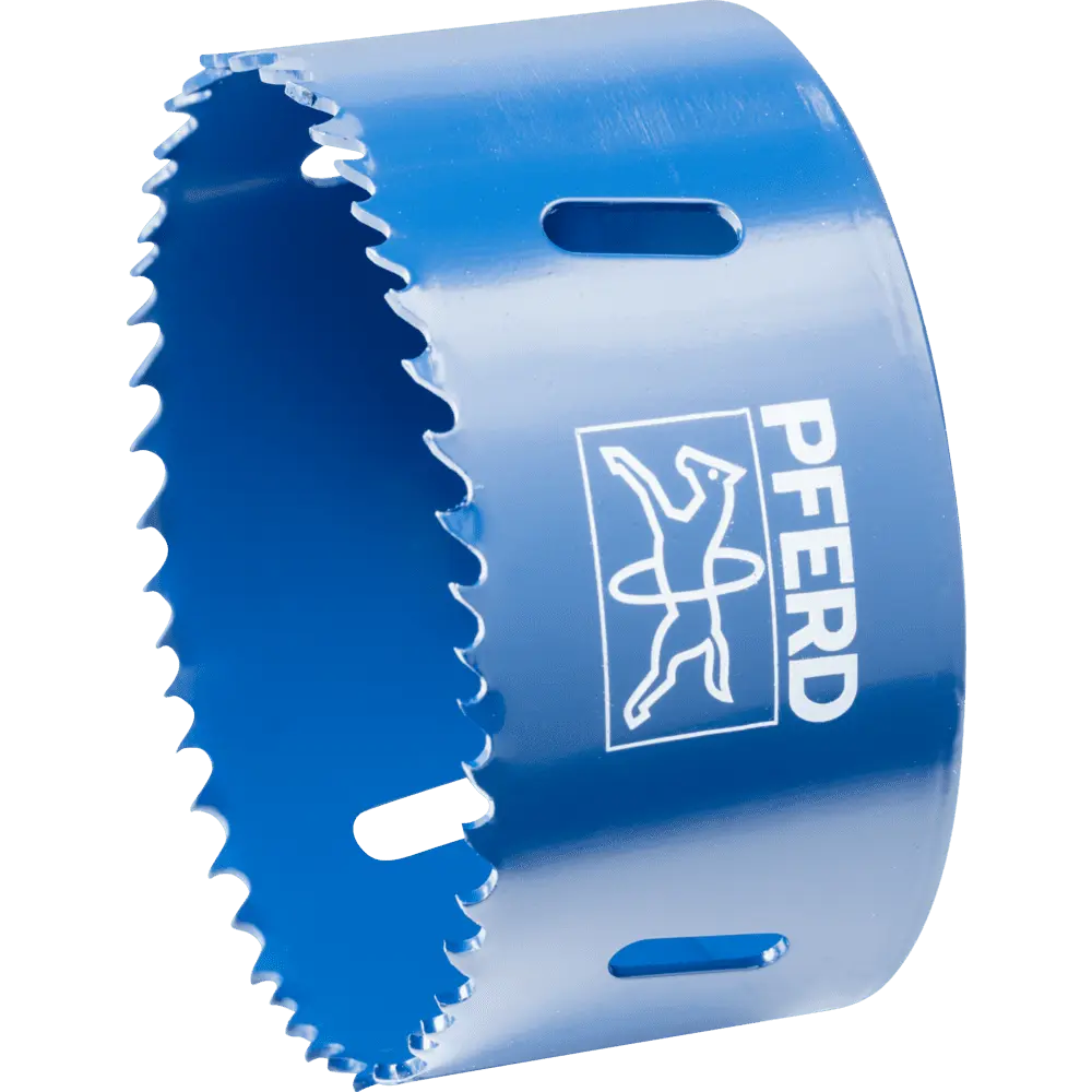 Produktfoto 1 von PFERD TOOLS Bi-Metall Lochsäge Co8/M42 Ø 86 mm Schnitttiefe 31 mm für Stahl, Edelstahl, Blech, Holz