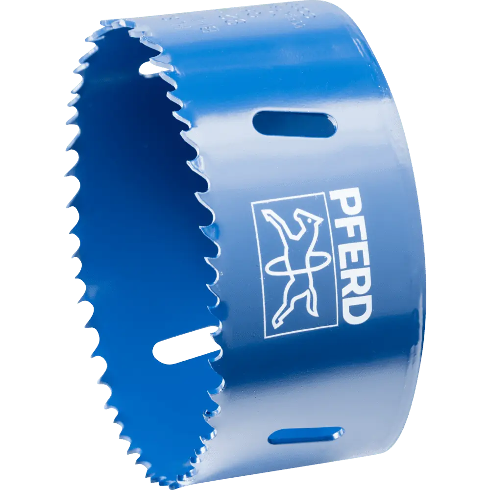 Produktfoto 1 von PFERD TOOLS Bi-Metall Lochsäge Co8/M42 Ø 92 mm Schnitttiefe 31 mm für Stahl, Edelstahl, Blech, Holz