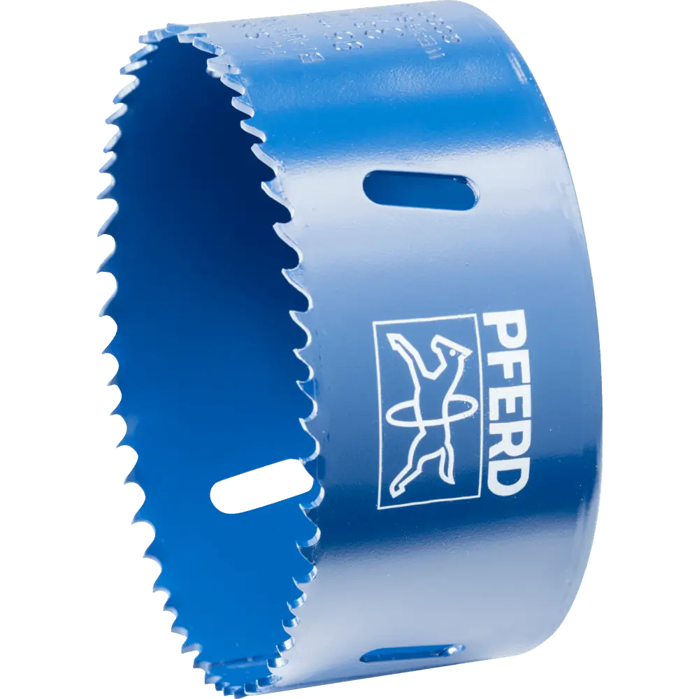 Produktfoto 1 von PFERD TOOLS Bi-Metall Lochsäge Co8/M42 Ø 95 mm Schnitttiefe 31 mm für Stahl, Edelstahl, Blech, Holz