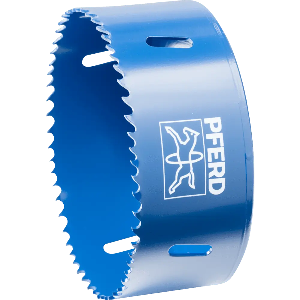 Produktfoto 1 von PFERD TOOLS Bi-Metall Lochsäge Co8/M42 Ø 102 mm Schnitttiefe 31 mm für Stahl, Edelstahl, Blech, Holz