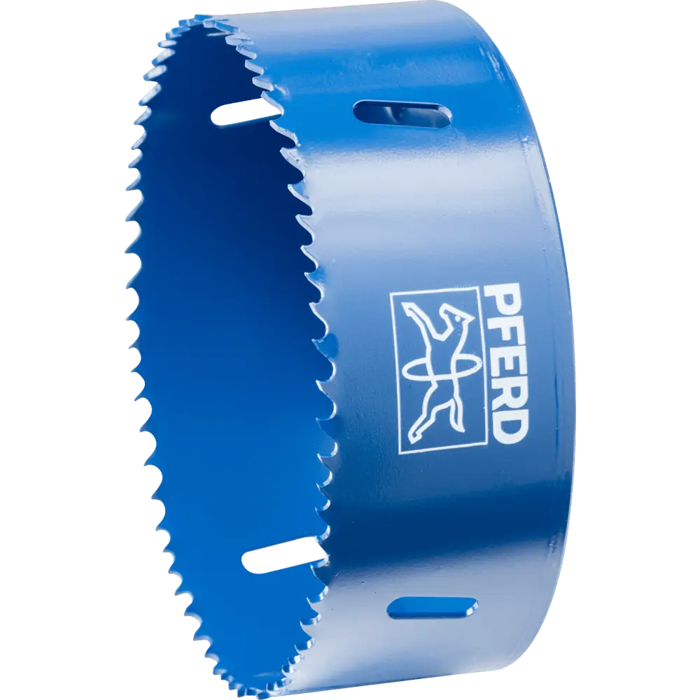 Produktfoto 1 von PFERD TOOLS Bi-Metall Lochsäge Co8/M42 Ø 114 mm Schnitttiefe 31 mm für Stahl, Edelstahl, Blech, Holz