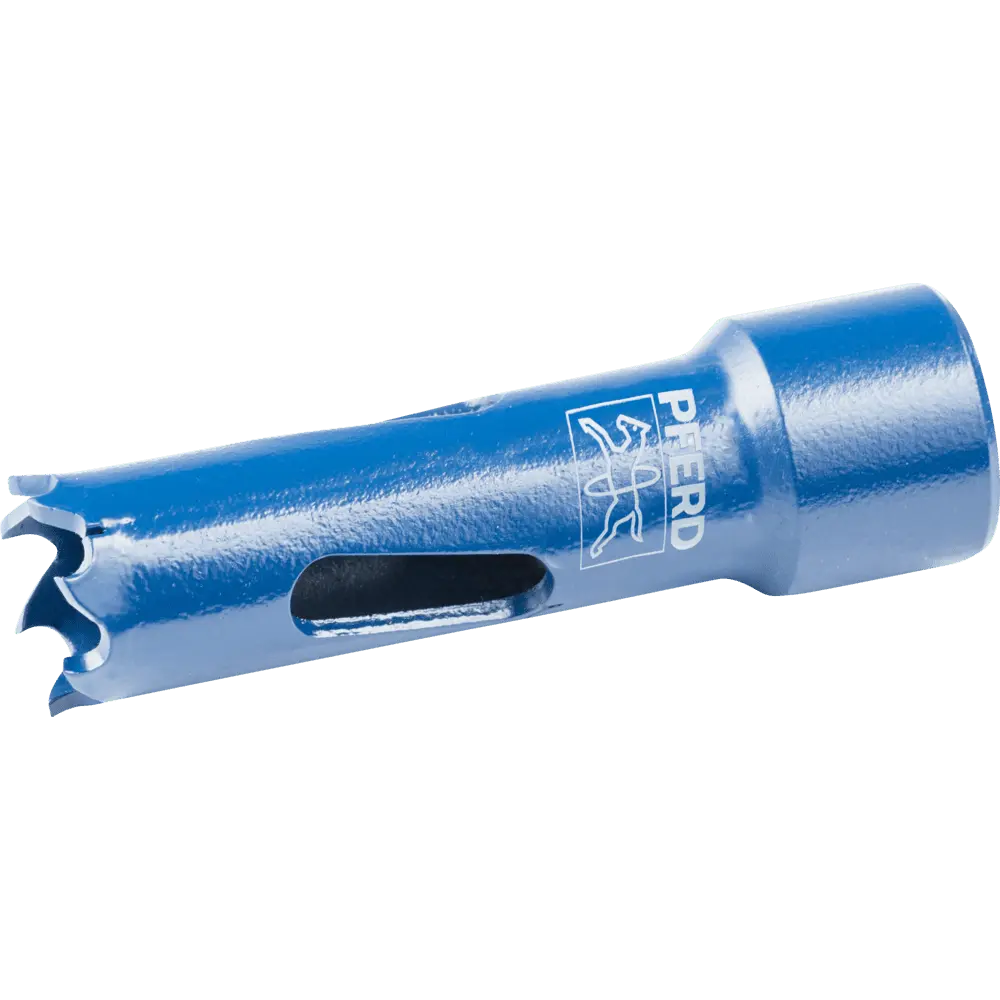 Produktfoto 1 von PFERD TOOLS Bi-Metall Lochsäge Co8/M42 Ø 14 mm Schnitttiefe 34 mm für Stahl, Edelstahl, Blech, Holz