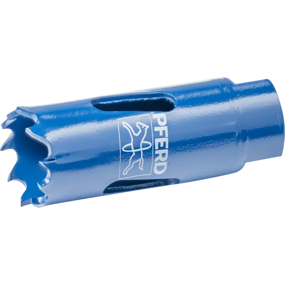 Produktfoto 1 von PFERD TOOLS Bi-Metall Lochsäge Co8/M42 Ø 19 mm Schnitttiefe 36 mm für Stahl, Edelstahl, Blech, Holz