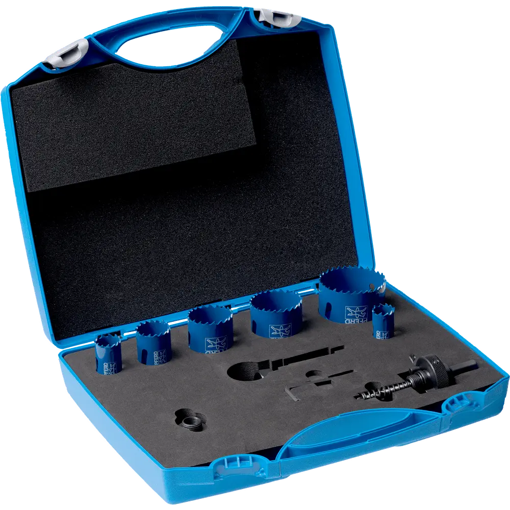 PFERD TOOLS Bi-Metall Lochsägen Set Co8/M42 10-tlg. für Installateure