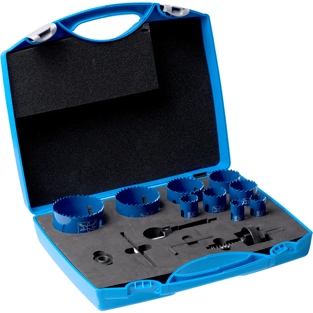 Produktfoto 1 von PFERD TOOLS Bi-Metall Lochsägen Set Co8/M42 14-tlg. für Elektriker Deutschland
