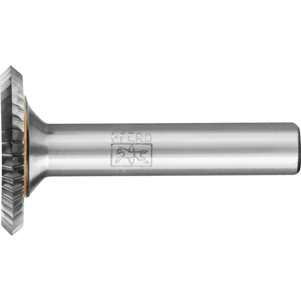 Produktfoto 1 von PFERD TOOLS Hartmetall Frässtift Scheibenform N Ø 25x03 mm Schaft-Ø 8 mm Z3 universal mittel