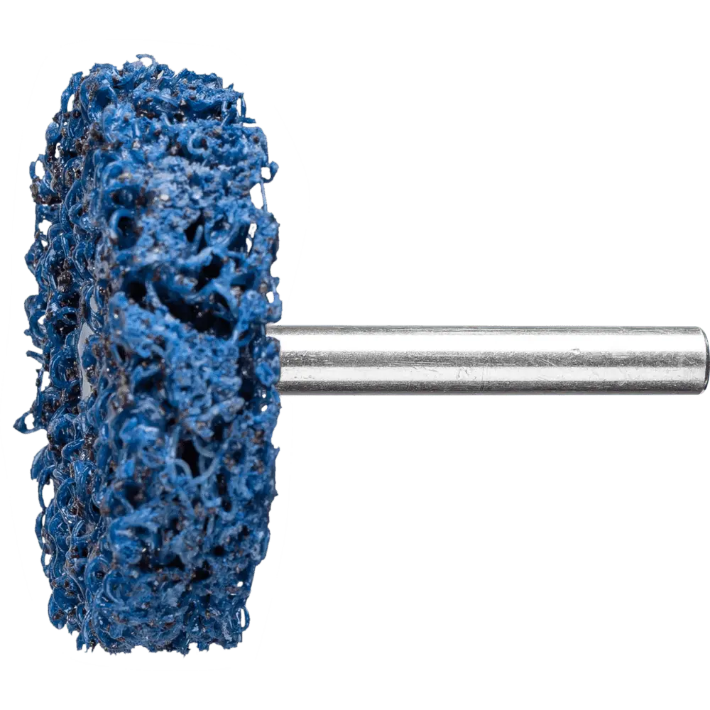 Produktfoto 1 von PFERD TOOLS POLICLEAN PLUS PCLZY Reinigungsvlies Ø 50x13 mm Schaft-Ø 6 mm für grobe Reinigungsarbeiten, 5 Stk.