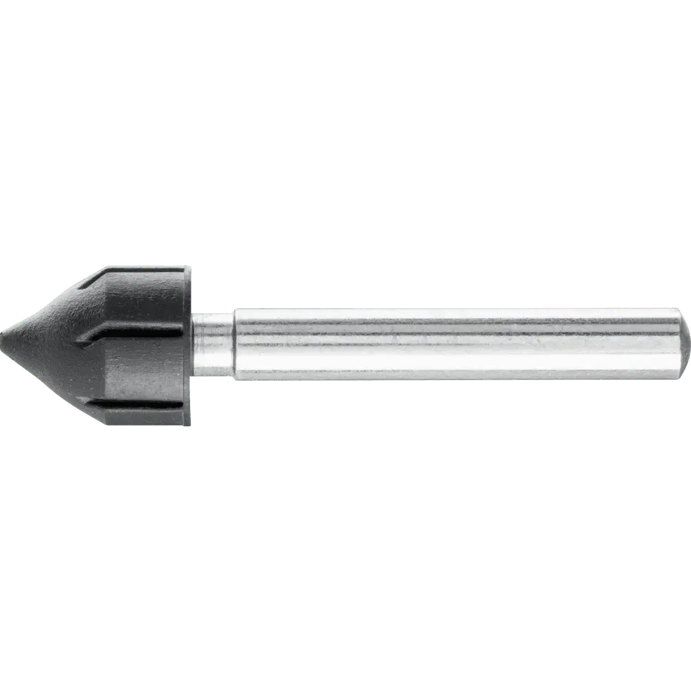 Produktfoto 1 von PFERD TOOLS POLICAP Kappenträger PCT Walzenkegelform Ø 13x17 mm Schaft-Ø 6 mm, 5 Stk.