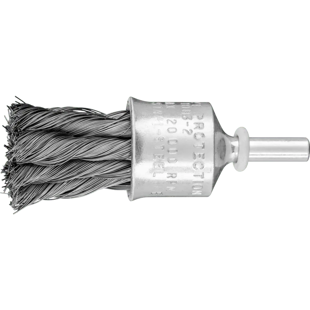 PFERD TOOLS Pinselbürste gezopft PBG Ø23 mm Schaft-Ø6 mm Stahl-Draht-Ø0,25, 10 Stk.