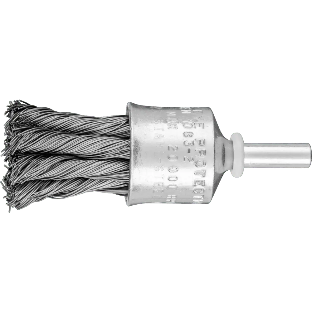 PFERD TOOLS Pinselbürste gezopft PBG Ø23 mm Schaft-Ø6 mm Stahl-Draht-Ø0,35, 10 Stk.