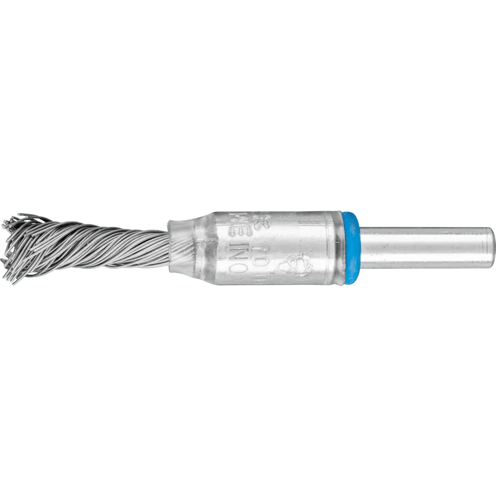 Produktfoto 1 von PFERD TOOLS SINGLETWIST Pinselbürste gezopft PBGS Ø10mm Schaft-Ø6 mm Edelstahl-Draht-Ø0,35, 10 Stk.