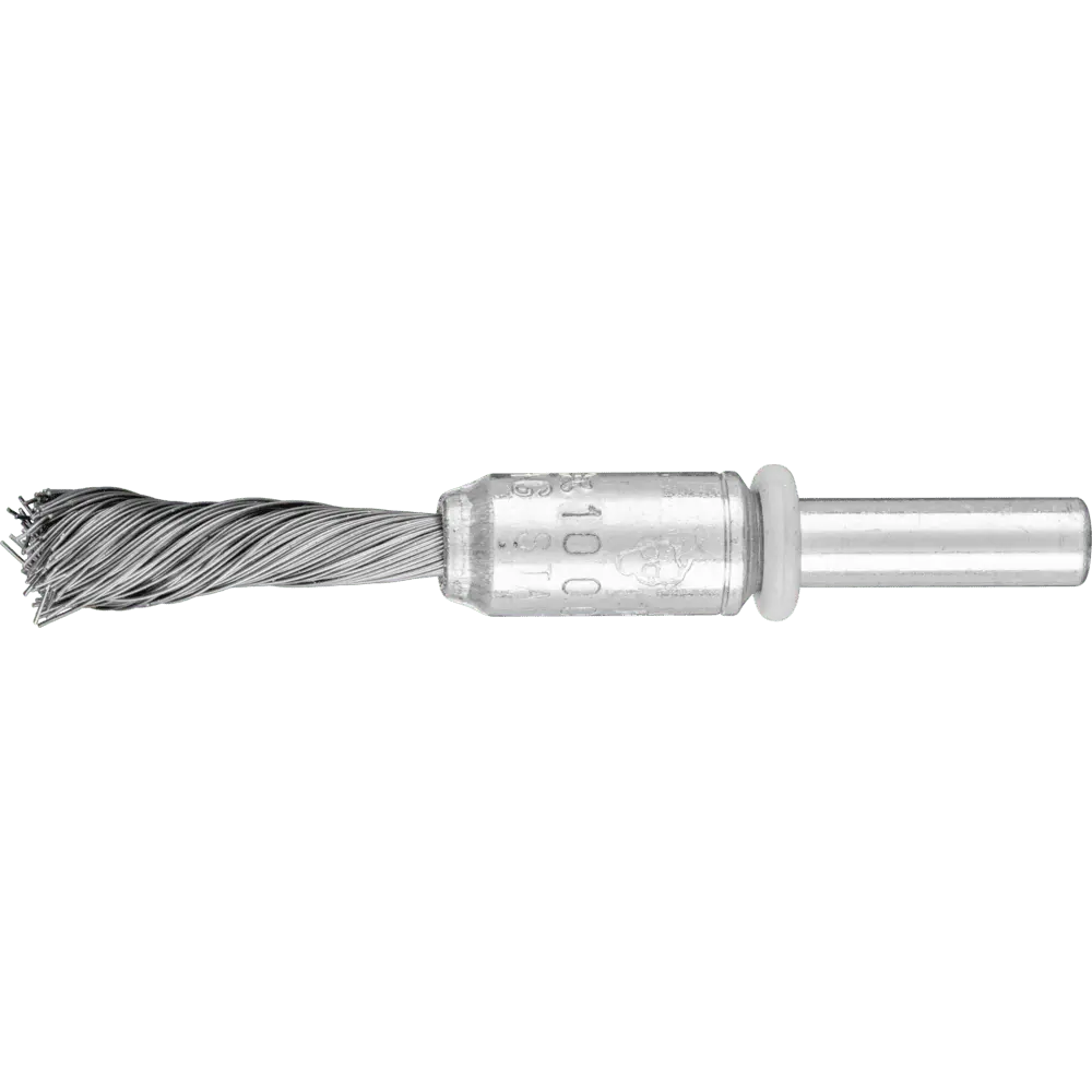 Produktfoto 1 von PFERD TOOLS SINGLETWIST Pinselbürste gezopft PBGS Ø10mm Schaft-Ø6 mm Stahl-Draht-Ø0,20, 10 Stk.