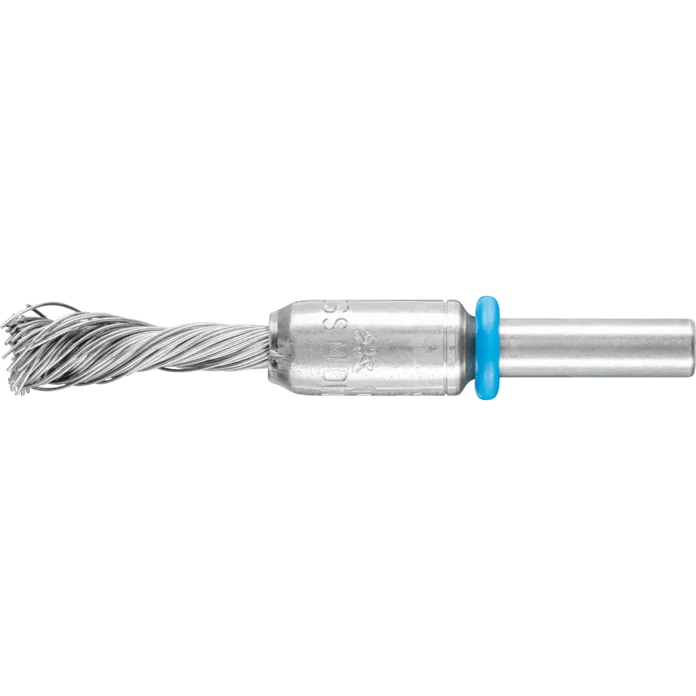 Produktfoto 1 von PFERD TOOLS SINGLETWIST INOX-TOTAL Pinselbürste gezopft PBGSIT Ø10mm Schaft-Ø6 mm Edelstahl-Draht-Ø0,35, 10 Stk.