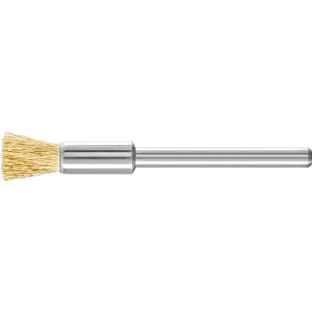 PFERD TOOLS Miniatur-Pinselbürste PBU Ø5 mm Schaft-Ø3 mm Messing-Draht-Ø0,10, 10 Stk.