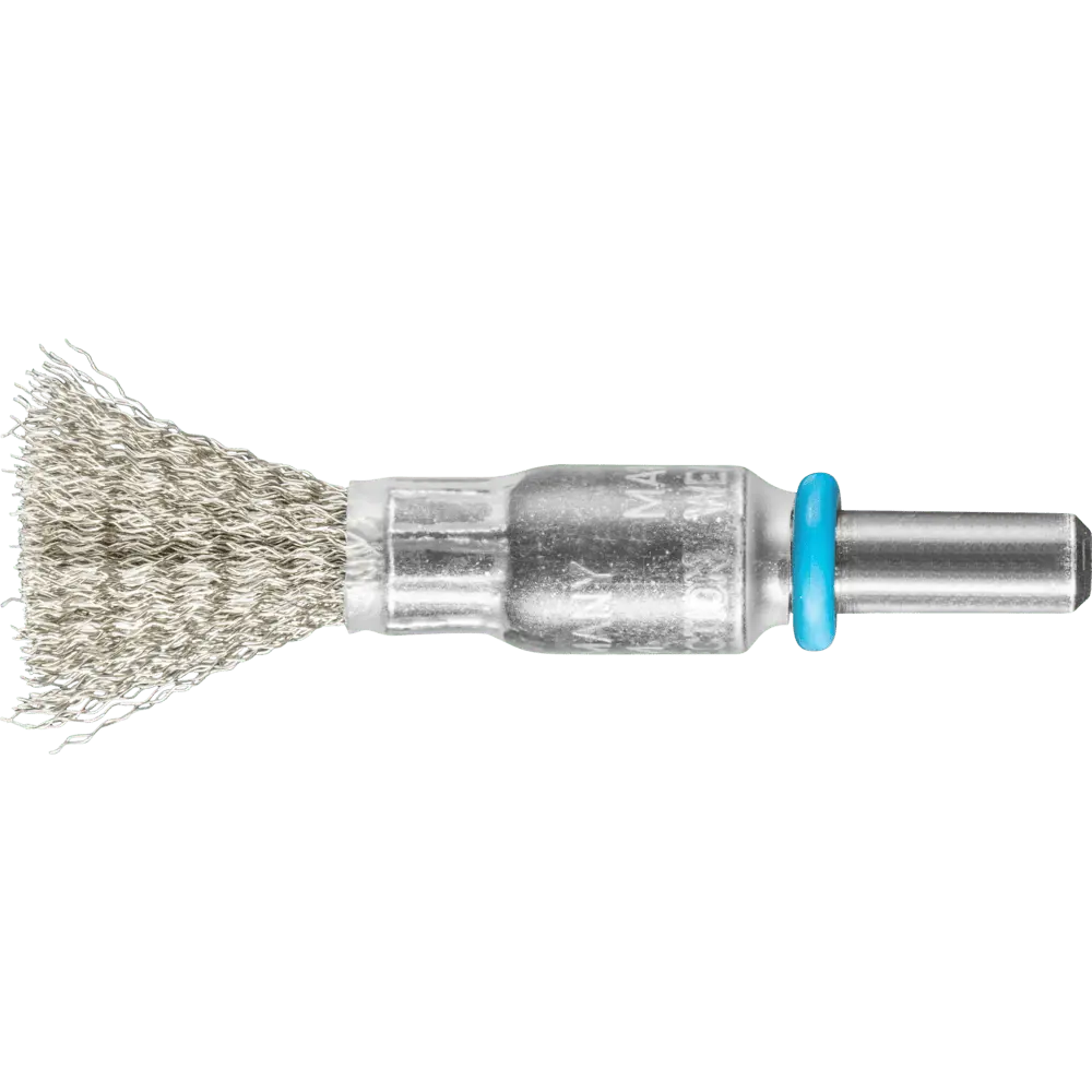 Produktfoto 1 von PFERD TOOLS Pinselbürste ungezopft PBU Ø10mm Schaft-Ø6 mm Edelstahl-Draht-Ø0,15, 10 Stk.