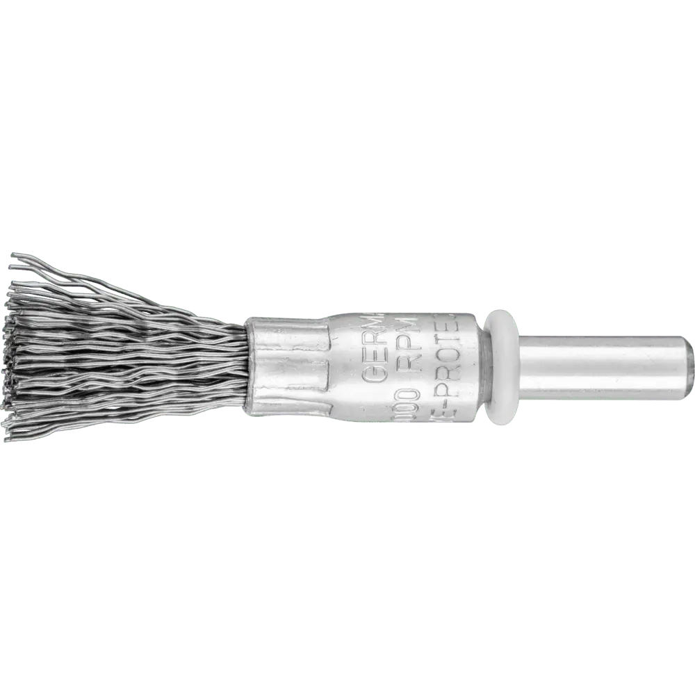 Produktfoto 1 von PFERD TOOLS Pinselbürste ungezopft PBU Ø10mm Schaft-Ø6 mm Stahl-Draht-Ø0,35, 10 Stk.