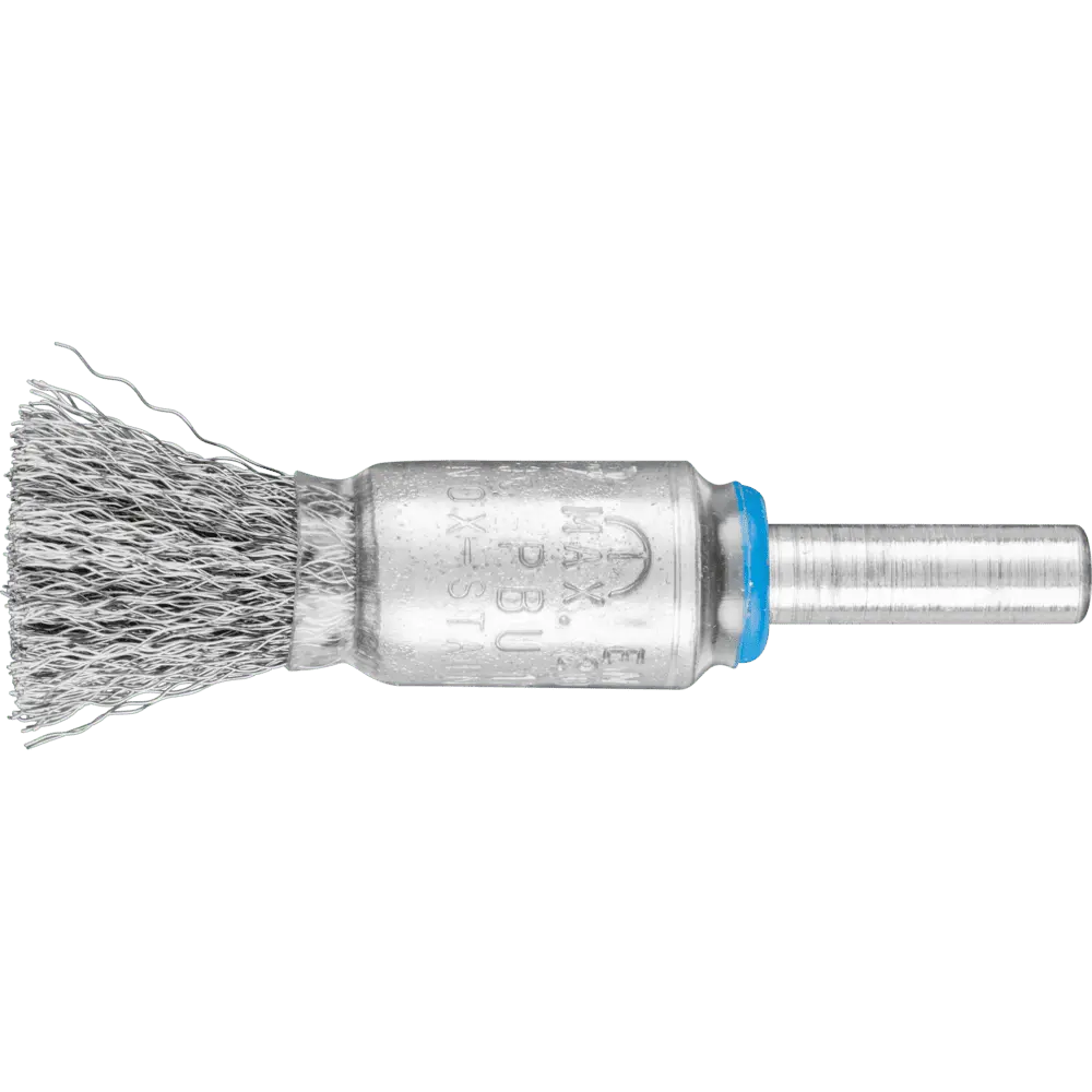 Produktfoto 1 von PFERD TOOLS Pinselbürste ungezopft PBU Ø13 mm Schaft-Ø6 mm Edelstahl-Draht-Ø0,15, 10 Stk.