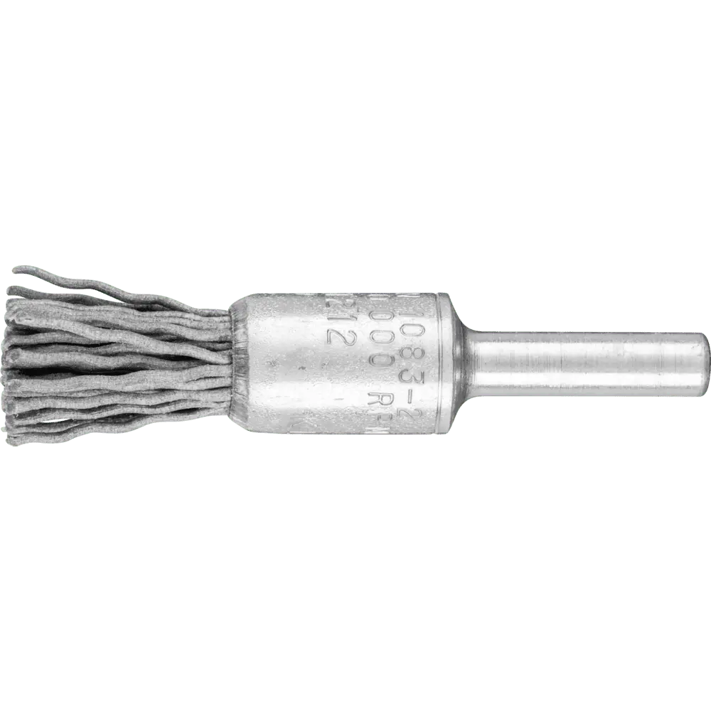 Produktfoto 1 von PFERD TOOLS Pinselbürste ungezopft PBU Ø13 mm Schaft-Ø6 mm SiC-Filament-Ø0,90 Korn 180, 10 Stk.