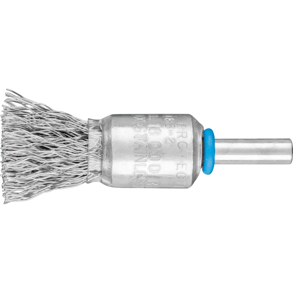 Produktfoto 1 von PFERD TOOLS POS Pinselbürste ungezopft PBU Ø15 mm Schaft-Ø6 mm Edelstahl-Draht-Ø0,35