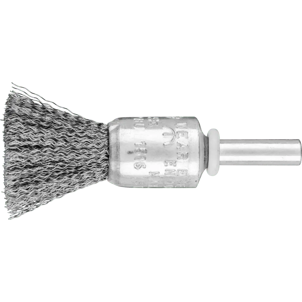 Produktfoto 1 von PFERD TOOLS Pinselbürste ungezopft PBU Ø15 mm Schaft-Ø6 mm Stahl-Draht-Ø0,20, 10 Stk.
