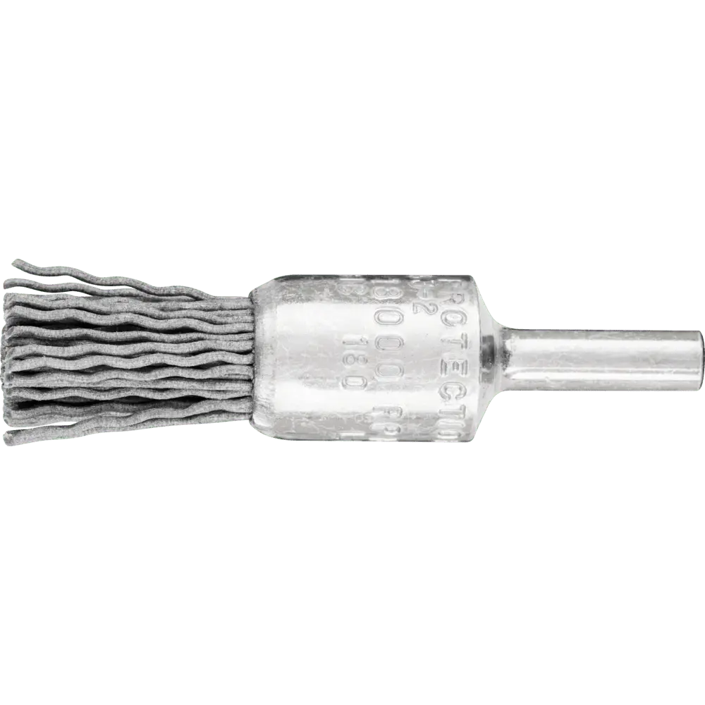 PFERD TOOLS Pinselbürste ungezopft PBU Ø15 mm Schaft-Ø6 mm SiC-Filament-Ø0,90 Korn 180, 10 Stk.