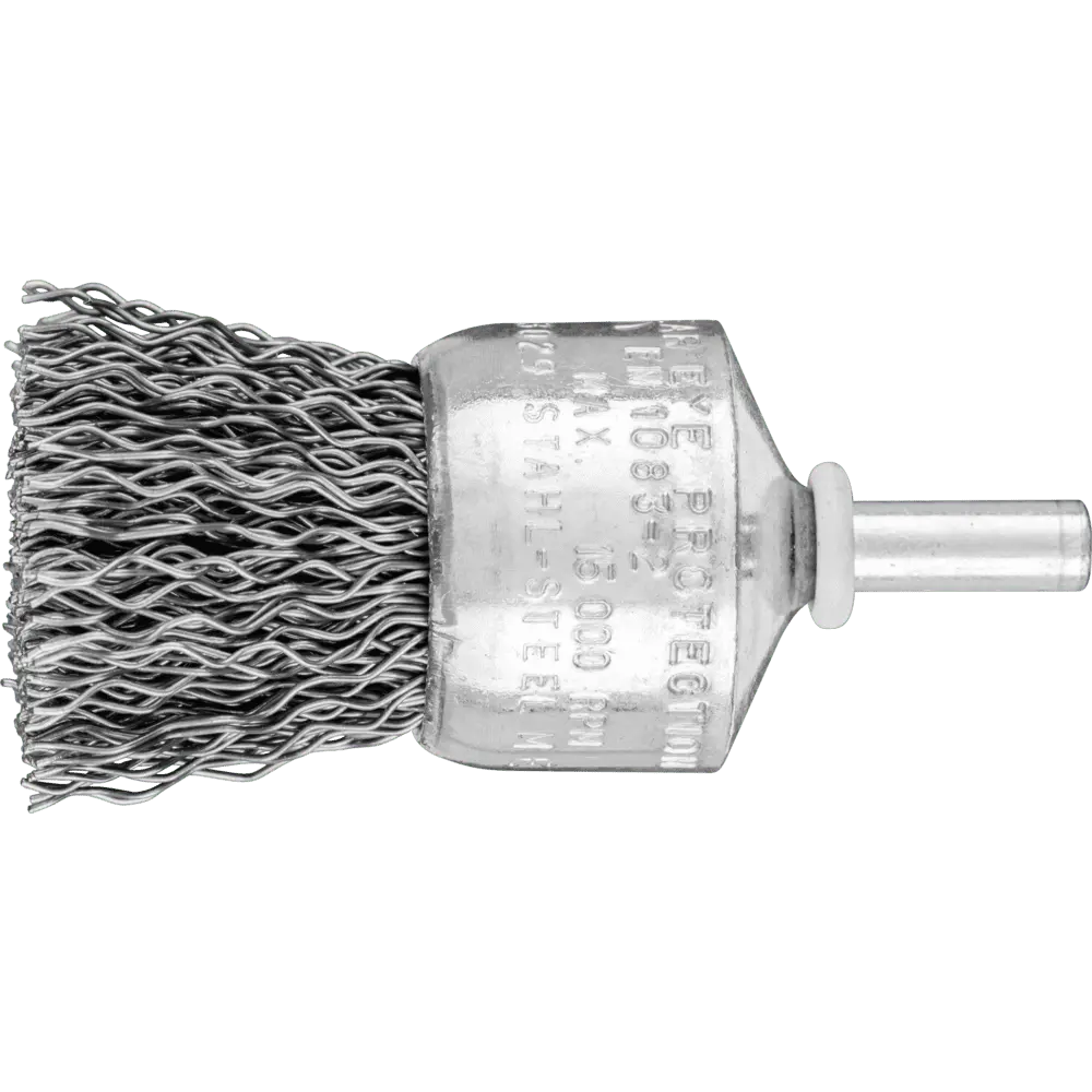 Produktfoto 1 von PFERD TOOLS Pinselbürste ungezopft PBU Ø30mm Schaft-Ø6 mm Stahl-Draht-Ø0,50, 10 Stk.