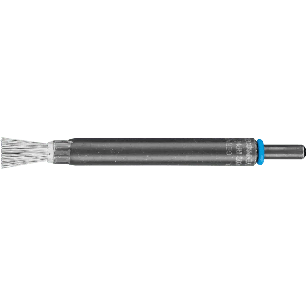 Produktfoto 1 von PFERD TOOLS lange Pinselbürste ungezopft PBUL Ø10mm Schaft-Ø6 mm Edelstahl-Draht-Ø0,30, 10 Stk.