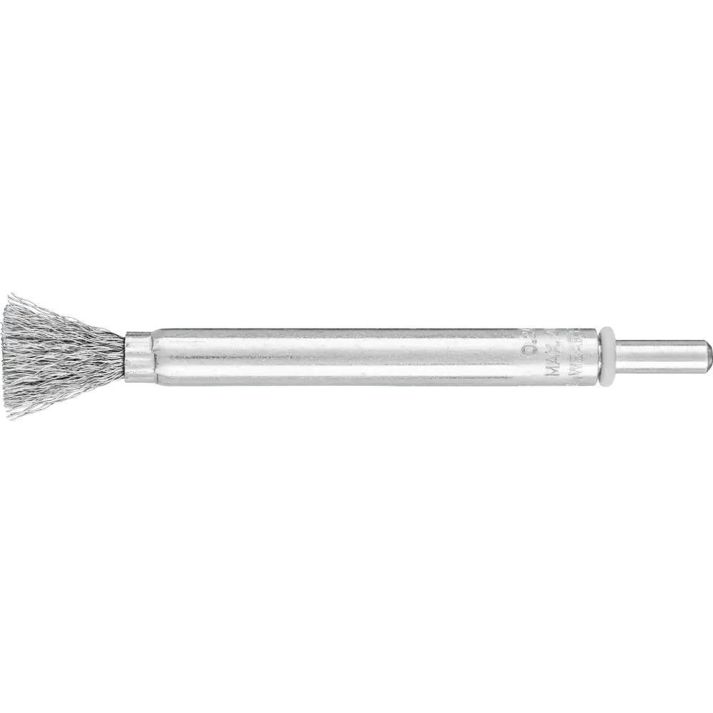 Produktfoto 1 von PFERD TOOLS lange Pinselbürste ungezopft PBUL Ø10mm Schaft-Ø6 mm Stahl-Draht-Ø0,20, 10 Stk.