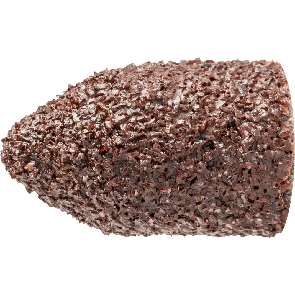 Produktfoto 1 von PFERD TOOLS POLICAP Schleifkappe PC Walzenkegelform Korund Ø 7x13 mm A60 für universelle Anwendung, 50 Stk.