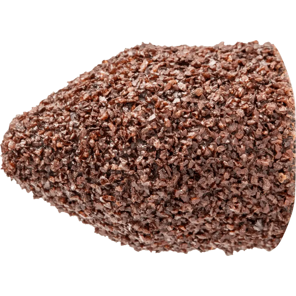 Produktfoto 1 von PFERD TOOLS POLICAP Schleifkappe PC Walzenkegelform Korund Ø 10x15 mm A60 für universelle Anwendung, 50 Stk.