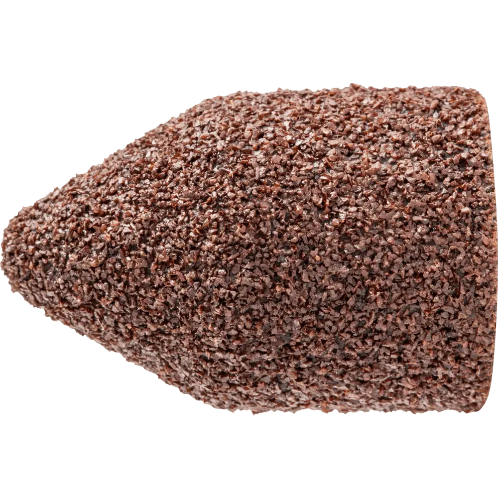 Produktfoto 1 von PFERD TOOLS POLICAP Schleifkappe PC Walzenkegelform Korund Ø 16x26 mm A60 für universelle Anwendung, 50 Stk.