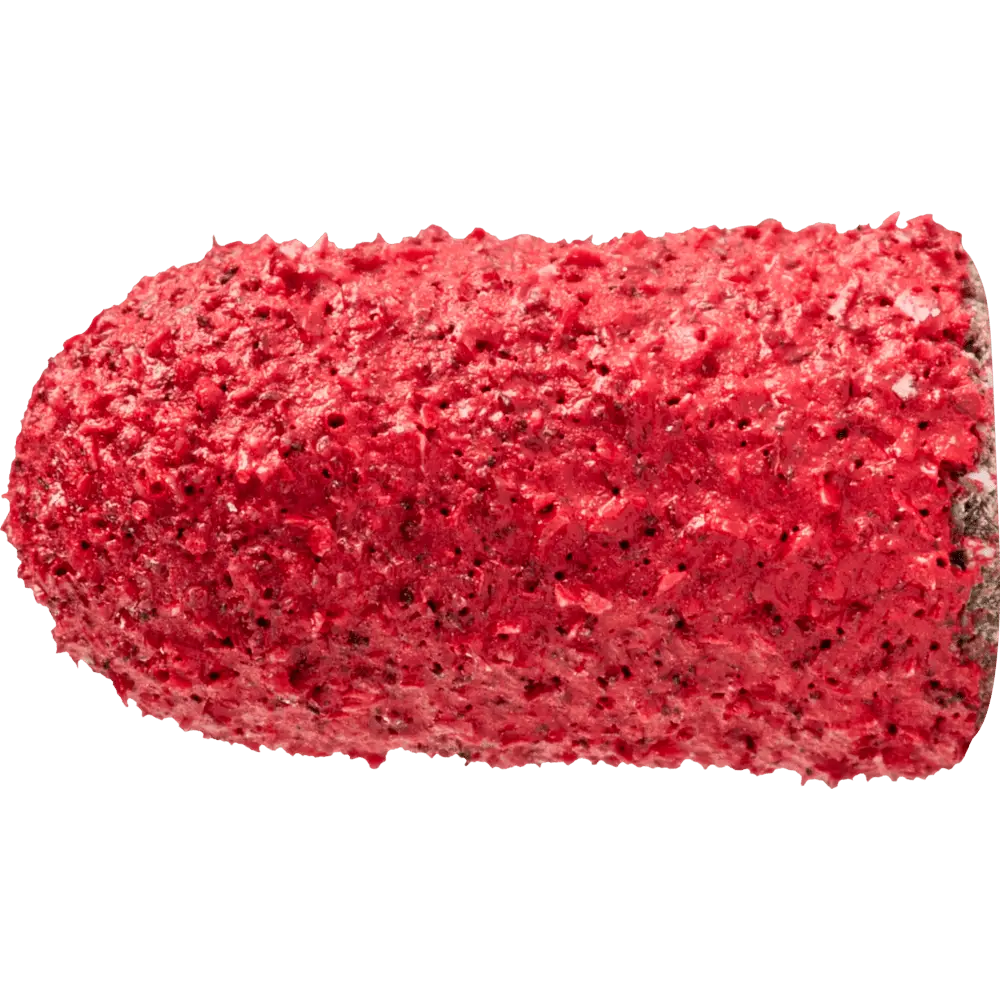 Produktfoto 1 von PFERD TOOLS POLICAP Schleifkappe PC Walzenrundform Keramikkorn Ø 5x11 mm CO-COOL80 für Edelstahl, 50 Stk.