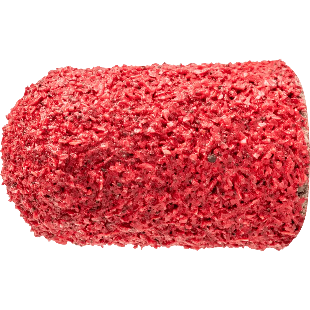 Produktfoto 1 von PFERD TOOLS POLICAP Schleifkappe PC Walzenrundform Keramikkorn Ø 7x13 mm CO-COOL80 für Edelstahl, 50 Stk.