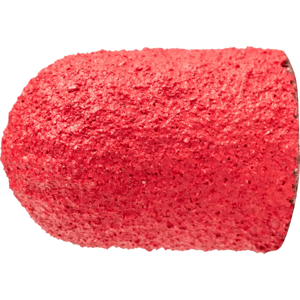 Produktfoto 1 von PFERD TOOLS POLICAP Schleifkappe PC Walzenrundform Keramikkorn Ø 10x15 mm CO-COOL120 für Edelstahl, 50 Stk.