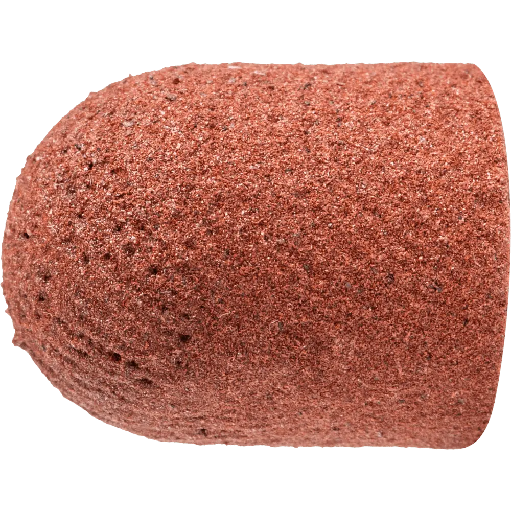 Produktfoto 1 von PFERD TOOLS POLICAP Schleifkappe PC Walzenrundform Korund Ø 13x17 mm A280 für universelle Anwendung, 50 Stk.